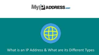 What is My IP Address and Its Types