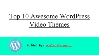 Top 10 Awesome WordPress Video Themes