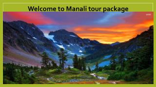 Manali Tour Package - Tour Packages to Manali