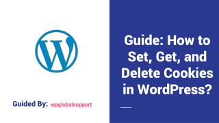 Guide: How to Set, Get, and Delete Cookies in WordPress?