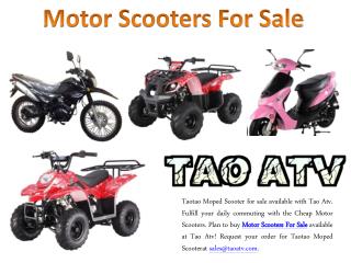 Motor Scooters For Sale