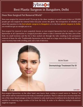 Best Plastic Surgeon in Bangalore, Delhi - Lybrate