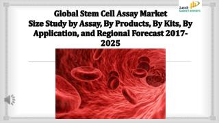 Global Stem Cell Assay Market Size Study by Assay, By Products, By Kits, By Application, and Regional Forecast 2017-2025