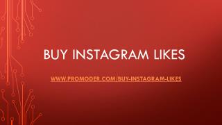 Buy Instagram Likes