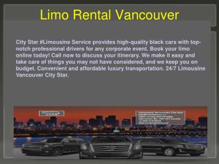 Cheap Limo Vancouver