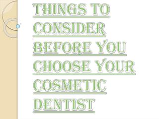 Tips that Help You to Choose the Best Cosmetic Dental Care