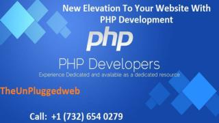 New Elevation To Your Website With PHP Development