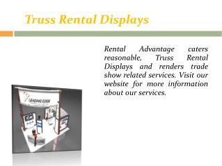 Custom Tradeshow Exhibit rental