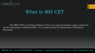 Top mh cet classes in pune