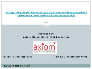 Sausage Casing Market 2018: Global Segmentation and Forecasts up to 2024