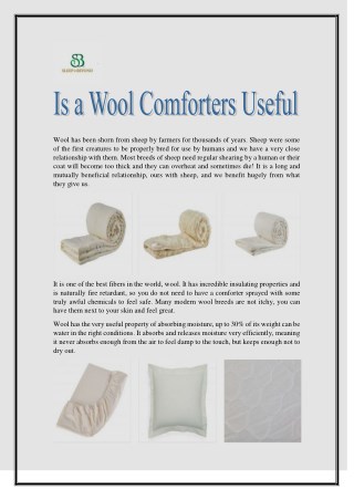 Is a Wool Comforters Useful