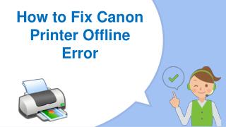 How to Setup Canon Printer Offline to Online