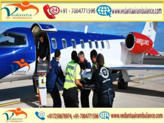 Vedanta Air Ambulance from Chennai to Delhi is Always Available