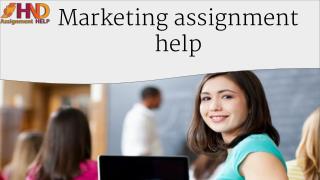 Marketing assignment help