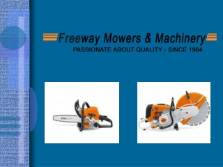 Find freeways mowers on Chainsaws Hoppers Crossing