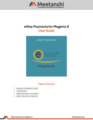 Magento 2 eWay Payments