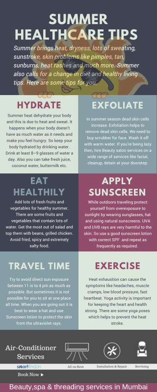 Summer Healthcare tips
