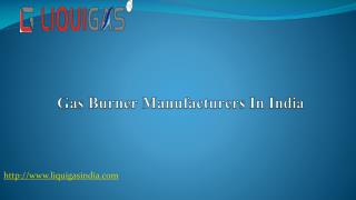 Gas Burner Manufacturers in India