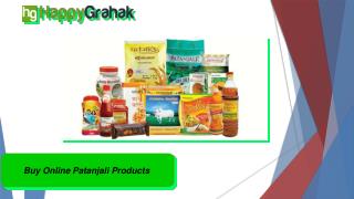Buy Online Patanjali Products at Happygrahak