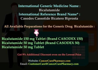 Bicalutamide 150 mg Tablet (Brand CASODEX 150)