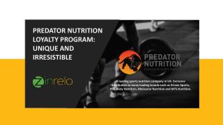 Predator Nutrition Loyalty Program: Unique And Irresistible â€“ Infographic