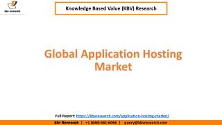 Global Application Hosting Market Size