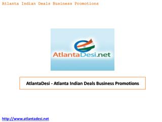 AtlantaDesi - Atlanta Indian Deals Business Promotions