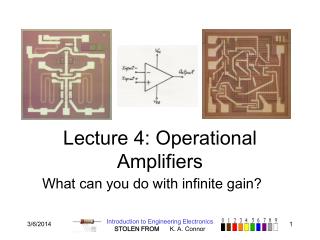 Lecture 4: Operational Amplifiers
