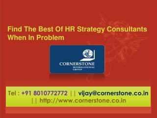 Find The Best Of HR Strategy Consultants When In Problem