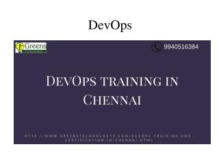 DevOps Training in Chennai