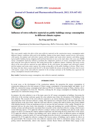 Influence of retro-reflective material on public buildings energy consumption in different climate regions