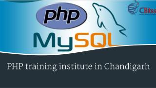 PHP training institute in Chandigarh