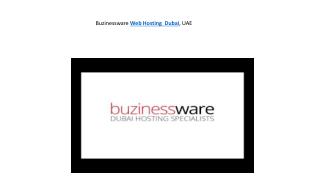 Web Hosting Dubai, Best Web Hosting Company UAE