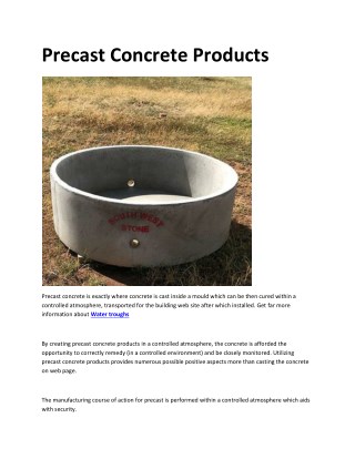 Concrete products Young