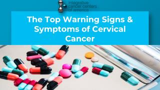The top warning signs & symptoms of cervical cancer