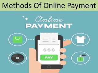 Methods Of Online Payment