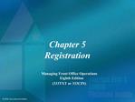 Chapter 5 Registration