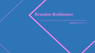 Brandon Rodammer From Orlando, Florida