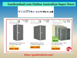 Top Australian Made Garden Sheds Online Sale.