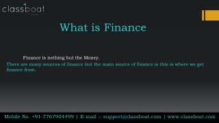 Top finance courses in pune