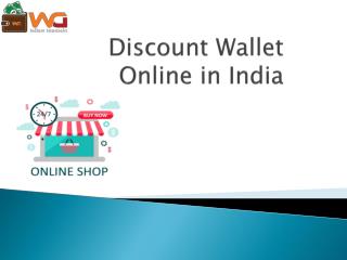 Discount Wallet Online in India