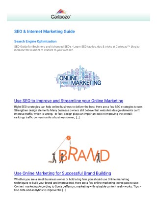 SEO & Internet Marketing Guide