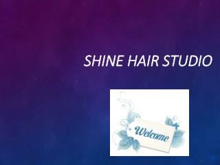 Shine hair studio ppt