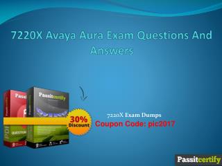 7220X Avaya Aura Exam Questions And Answers