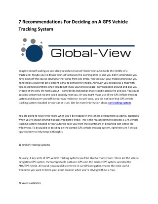 gps tracking device