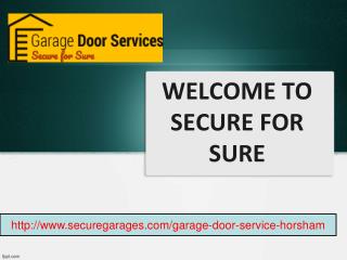 Garage door service Horsham