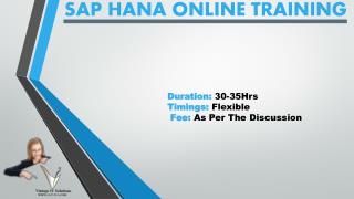 Best SAP HANA Online Training