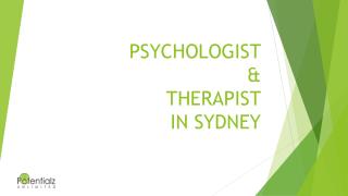 Psychologist & Therapist In Sydney