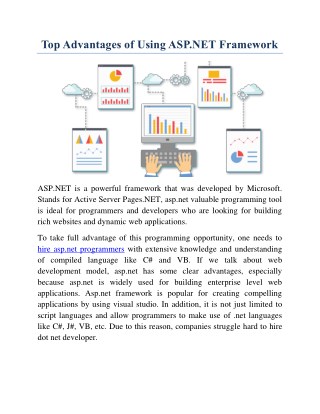 Top Advantages of Using ASP.NET Framework