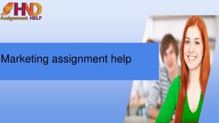 Marketing assignment help